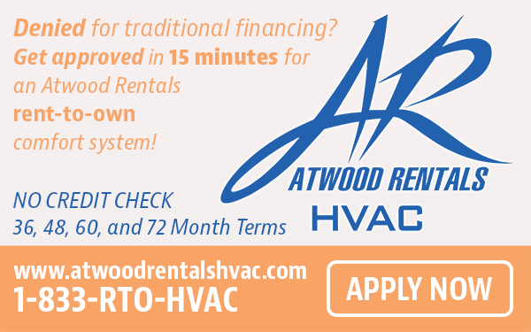 Apply Now for an Atwood Rentals Rent-To-Own Comfort System